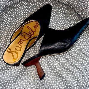 Sam Edelman leather slip on heels